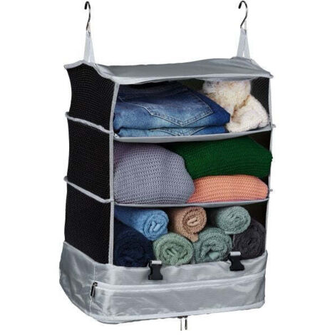 Organizer da viaggio sospeso con 4 scomparti