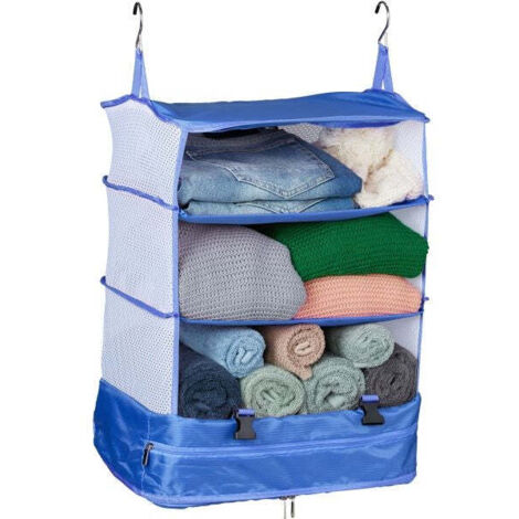 Organizer da viaggio sospeso con 4 scomparti