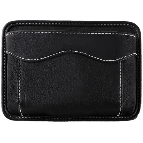 Organizer laterale per sedile auto, mini borsa portaoggetti per auto, borsa per cellulare (nero)