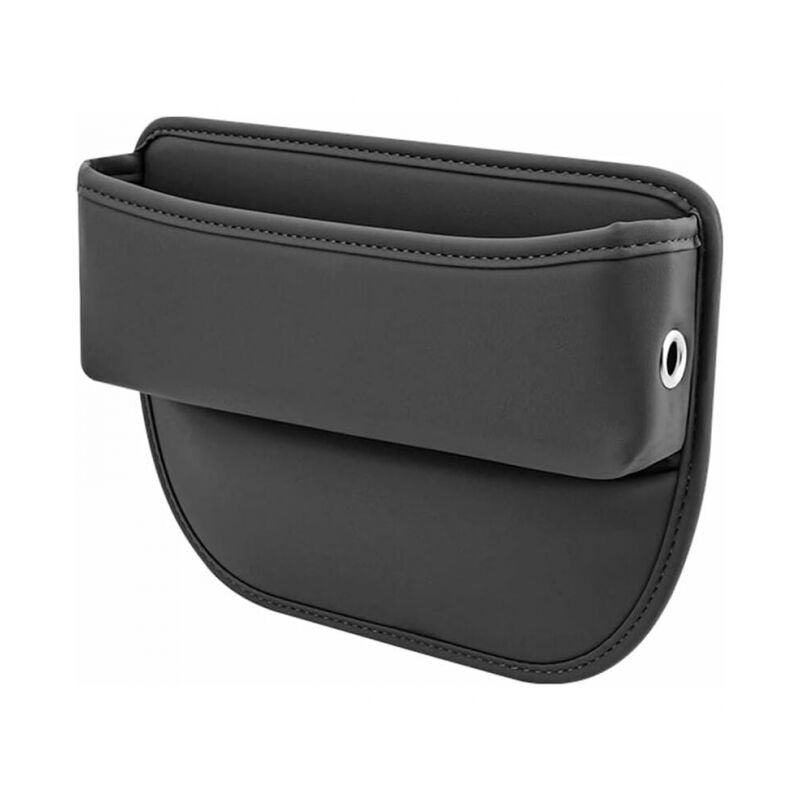 Image of Organizer per auto, portaoggetti per seggiolino auto, tasca per console del sedile anteriore in pelle PU, per riporre telefono, chiavi, portafoglio