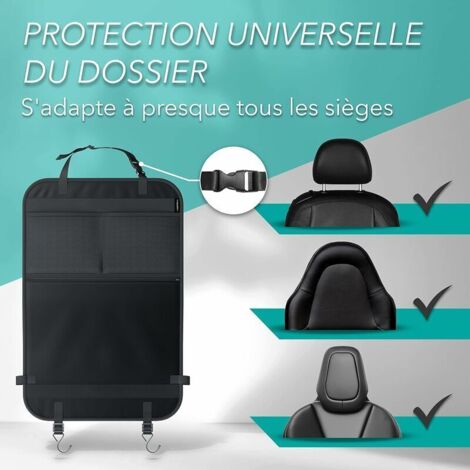 Organizer per auto, protezioni per sedili auto, tappetini antiscivolo per sedili auto (set da 2)