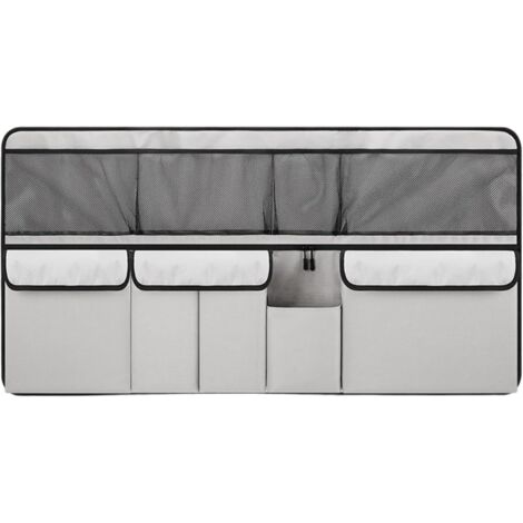 Organizer per bagagliaio per auto, organizer per bagagliaio sospeso, bagagliaio per auto da 41x20 pollici con 9 tasche, impermeabile per SUV o veicoli più grandi