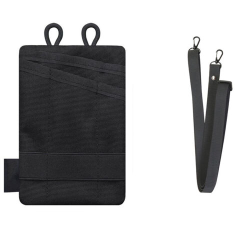 Organizer per borsa portautensili EDC, piccola borsa EDC con 5 tasche, piccola borsa multiuso, custodia per borsa portautensili EDC in nylon con fodero per piccola torcia elettrica, coltello, penna, t