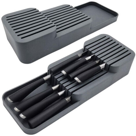 Organizer per coltelli intelligente e spazioso in materiale resistente