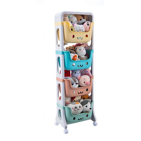 Organizer per giocattoli per bambini a 4 strati 3925123cm,