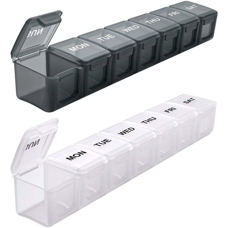 Organizer per pillole settimanale extra large da 2...