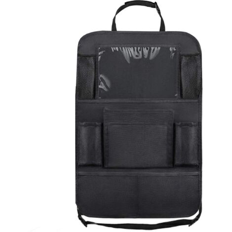 Organizer per seggiolino auto, impermeabile, nero