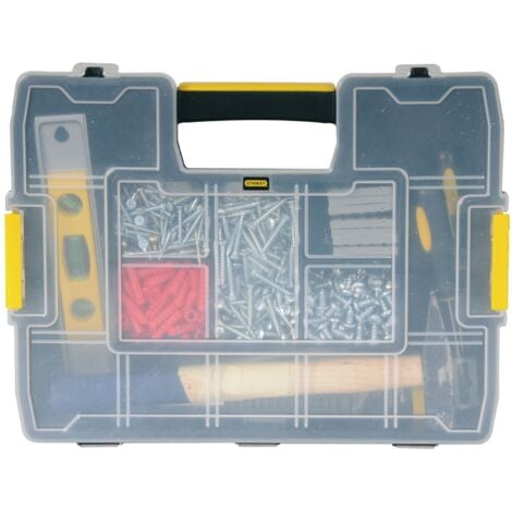 ORGANIZER PORTAMINUTERIA SORT MASTER JR STANLEY • SCOMPARTI REGOLABILI MM 370X292 H.MM 67 1-97-483