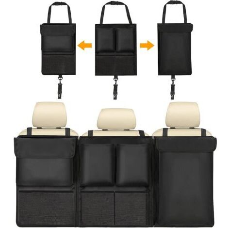 Organizzatore per bagagliaio auto, super capiente e rimovibile, borsa portaoggetti pieghevole multiuso con 7 tasche e tracolla regolabile per SUV ecc.