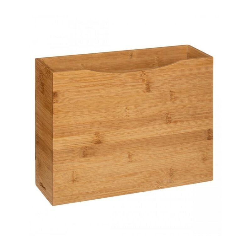 Organizzatore per cucina in bamboo Naturale aimante 31x8,5x h25 cm