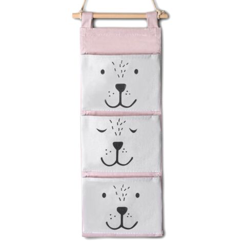 Organizzatore per giocattoli da appendere Nukido - Rosa