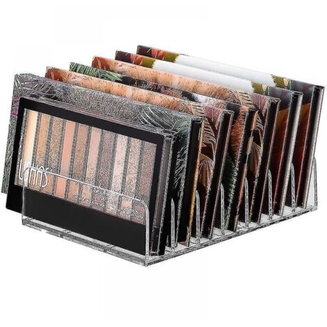 Organizzatore per il trucco per fard, contenitore per cosmetici, organizer per il trucco da scrivania, ombretto