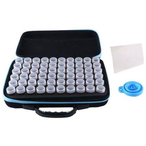 Organizzatore per la conservazione dei semi da 60 scomparti, robusto contenitore con borsa con cerniera ed etichette adesive (semi non inclusi)