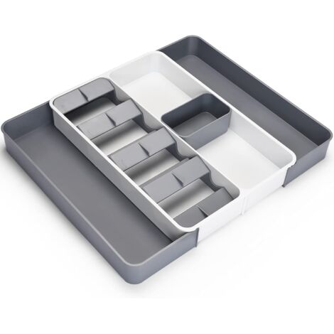 Organizzatore per utensili da cassetto della cucina, organizer per posate espandibile