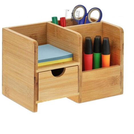 Organizzazione scrivania in bambu