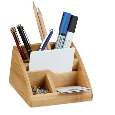 Organizzazione scrivania in bambu