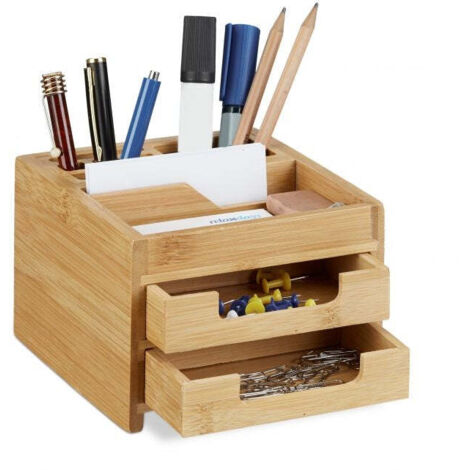 Organizzazione scrivania in bambu