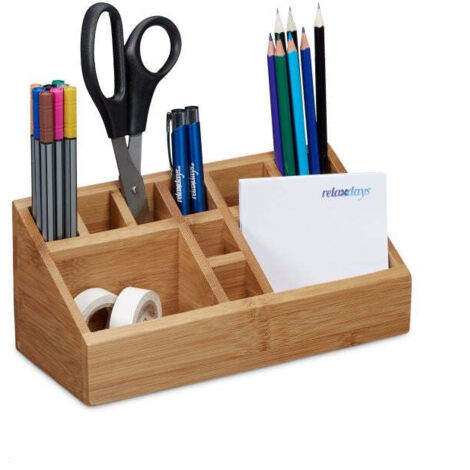 Organizzazione scrivania in bambu
