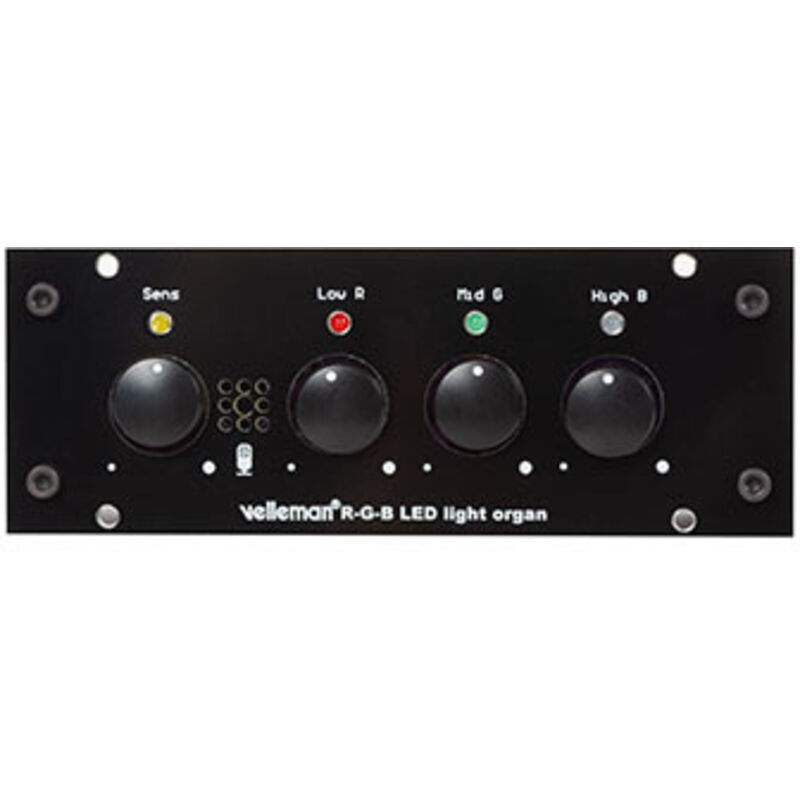 Orgue lumineux rgb à 3 canaux Velleman WSL209
