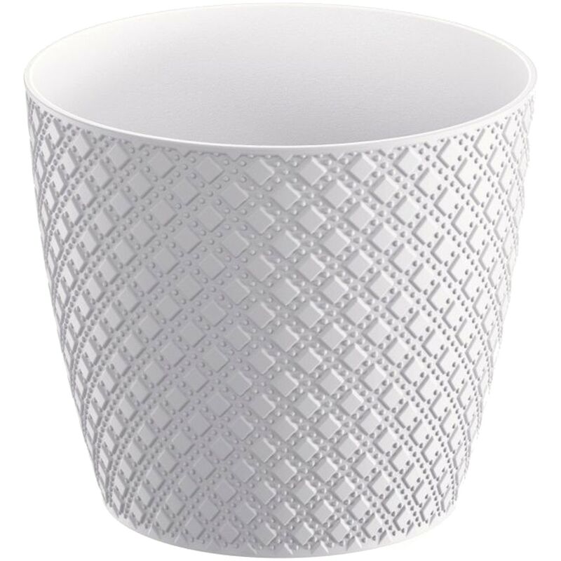 Prosperplast - Orient Pot 2L., Dimensions (mm) 157x157x138, couleur blanche