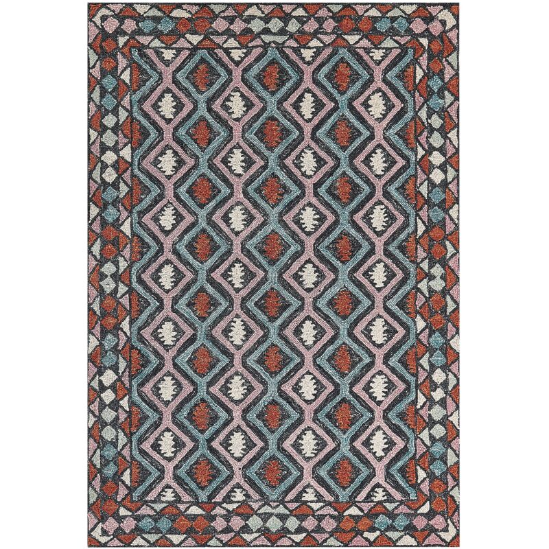 Beliani Rug Haymana Multicolour 160 X 230 Cm Wool