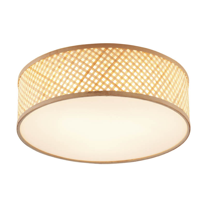 Qazqa Orientalische Bambus-deckenleuchte Natur 40cm - Tremmo
