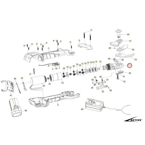 ORIGINAL ACTIVE boîtier corps de ciseaux modèle tigercut 32 026304