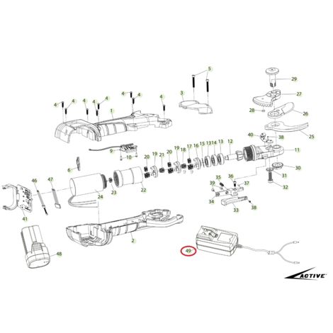 ORIGINAL ACTIVE chargeur de batterie ciseaux modèle tigercut 32 027008
