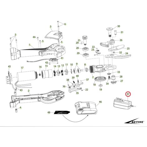 ORIGINAL ACTIVE chargeur de batterie ciseaux modèle tigercut 35 025974