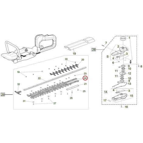 ORIGINAL ACTIVE Einblatt-Heckenschere Modelle H24 036774