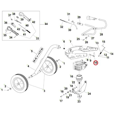 ORIGINAL ACTIVE tigercut twin dumper system fixing lever t-165 021632