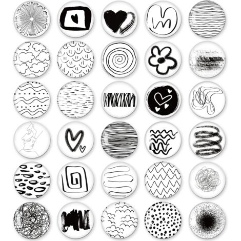 Original Aimants Art linéaire Magnet Frigo Aimant Réfrigérateur Mignonne Convient à la Décoration des Tableaux Blancs et Autres Surfaces Métalliques Le Choix pour Donner des Cadeaux
