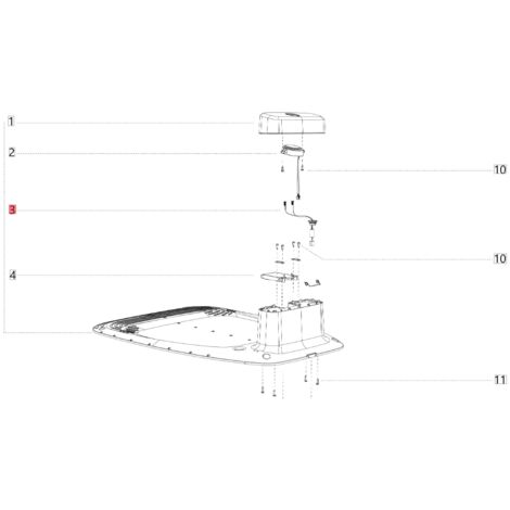 ORIGINAL BLUEBIRD robot tondeuse NAVIMOW AB12.01.00.0229 câble de sortie d'alimentation