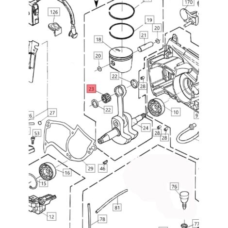 ORIGINAL BLUEBIRD Rollenkäfig für Kettensäge CS 590 CS590-23