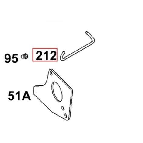 Original BRIGGS & STRATTON Rasenmähermotor Drosselklappe 691812