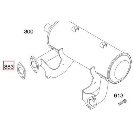 Original BRIGGS & STRATTON Rasenmähermotordichtung 807326