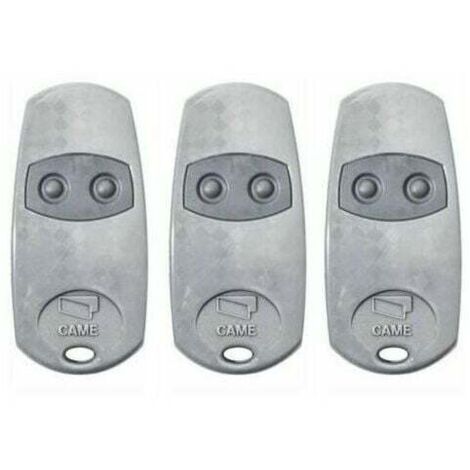 Original Came TOP432EE remote control, 3 pieces. Fixed code frequency: 433.92 MHz.