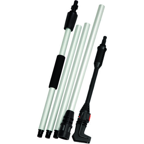 Original Einhell Metallverlängerung (Hochdruckreiniger-Zubehör, inkl. Winkeldüse, Länge 2 m, bis 180 bar, für Einhell Hochdruckreiniger TC-HP 90 & 130, TE-HP 140 & 170)