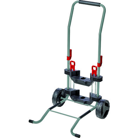 Original Einhell Schlauch- und Transportwagen (Zubehör für Akku-Schlauchtrommel GE-HR 18/30 Li und GE-HR 18/30 WH Li, inkl. Gartenabfallsack, Erdspieß)