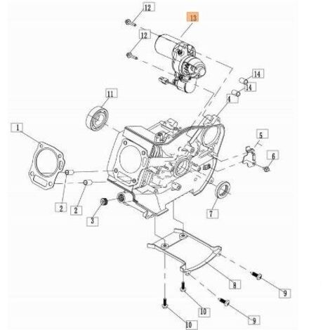 ORIGINAL ELEKTRISCHER STARTER EMAK L66152619