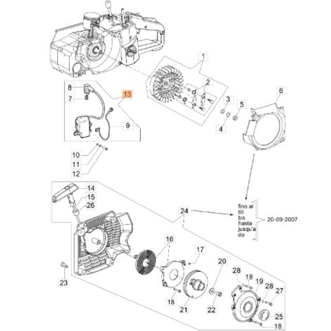 ORIGINAL EMAK 52010320AR trunnion starter coil models 983TTA