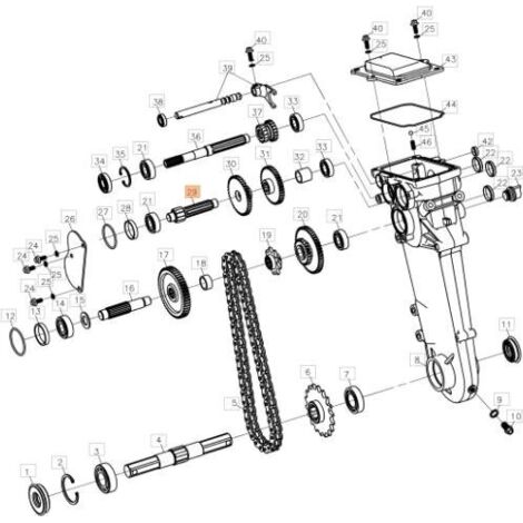 ORIGINAL EMAK VORGELEGTE WELLE L66150866
