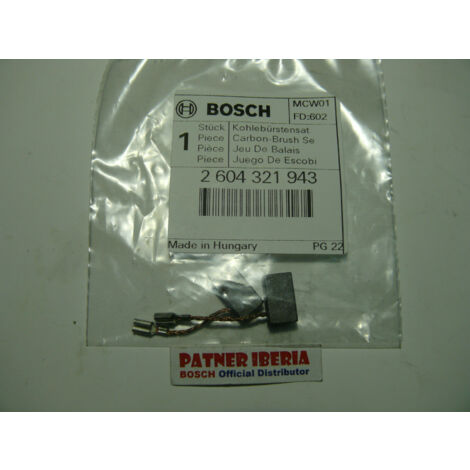 Original-Ersatzteil BOSCH 2604321943 Kohlebürstensatz