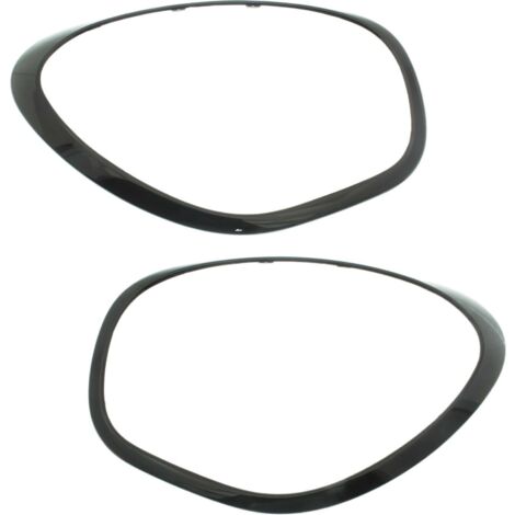 Original glänzende schwarze Scheinwerfergarnitur für BMW MINI R60/R61, Teilenummer 51139801573, mit Befestigungsklammern deng  ALOVEZ