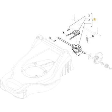 ORIGINAL GT EP41 FRONT INN. UNITE DE TRACTION STIGA - 181003108/0