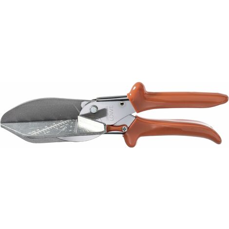 Original LÖWE Forbici professionali 3.304 con attacchi a 45° per uso professionale nell'industria e nell'artigianato – Taglierina per taglio preciso su pelle, plastica, legno, PVC, gomma, metallo