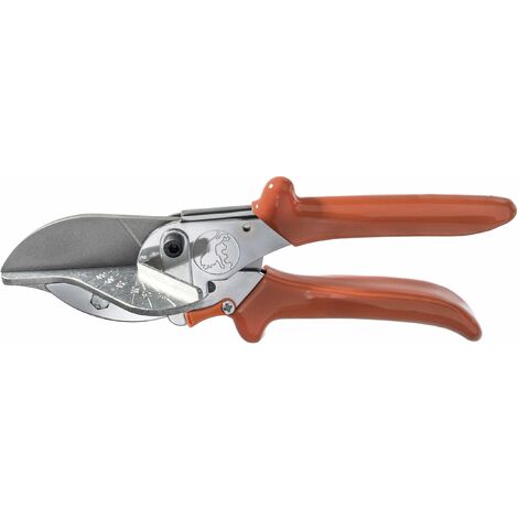 Original LÖWE Mitre Forbici 3.104/HÜ con trasmissione a leva e arresti a 45 gradi, per uso industriale e artigianale, per materiali duri e piatti come plastica, gomma, legno, PVC, pelle
