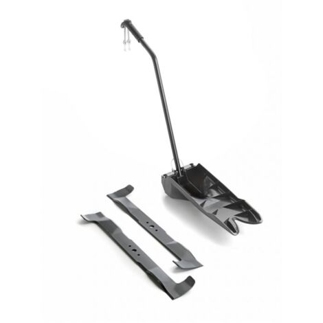 ORIGINAL-Mulchkappe und Flachmesser-Set Rasentraktor CASTELGARDEN TC122