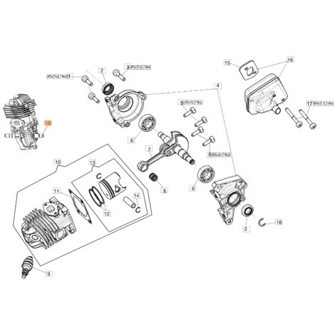 ORIGINAL OLEOMAC 50290154CR GST250 models chainaw pivot block