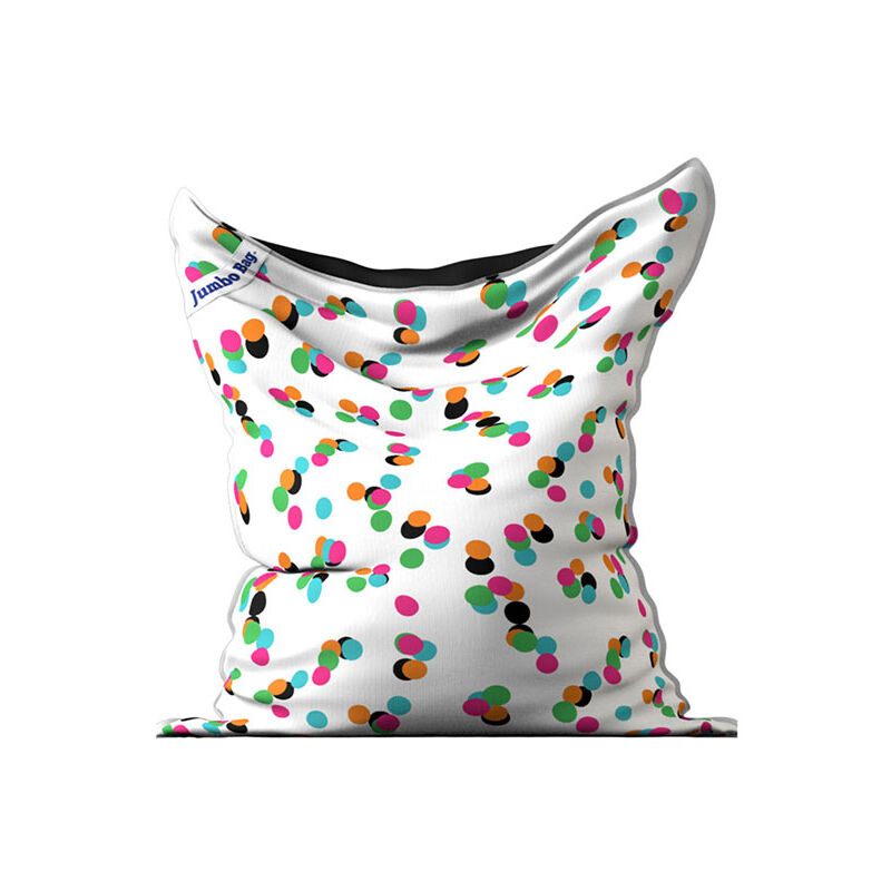 coussin géant 130x170cm printed dotscolor - 10000-13 - jumbo bag